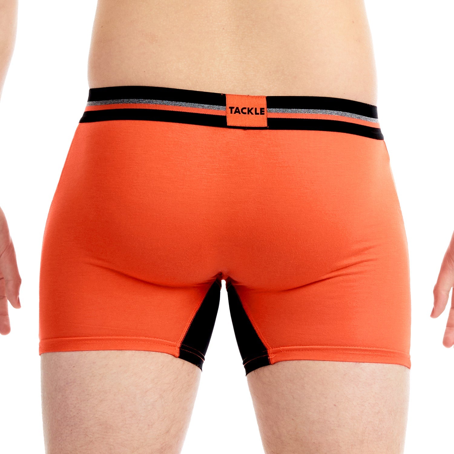 Bamboo Mid Length Trunk Flamn back look