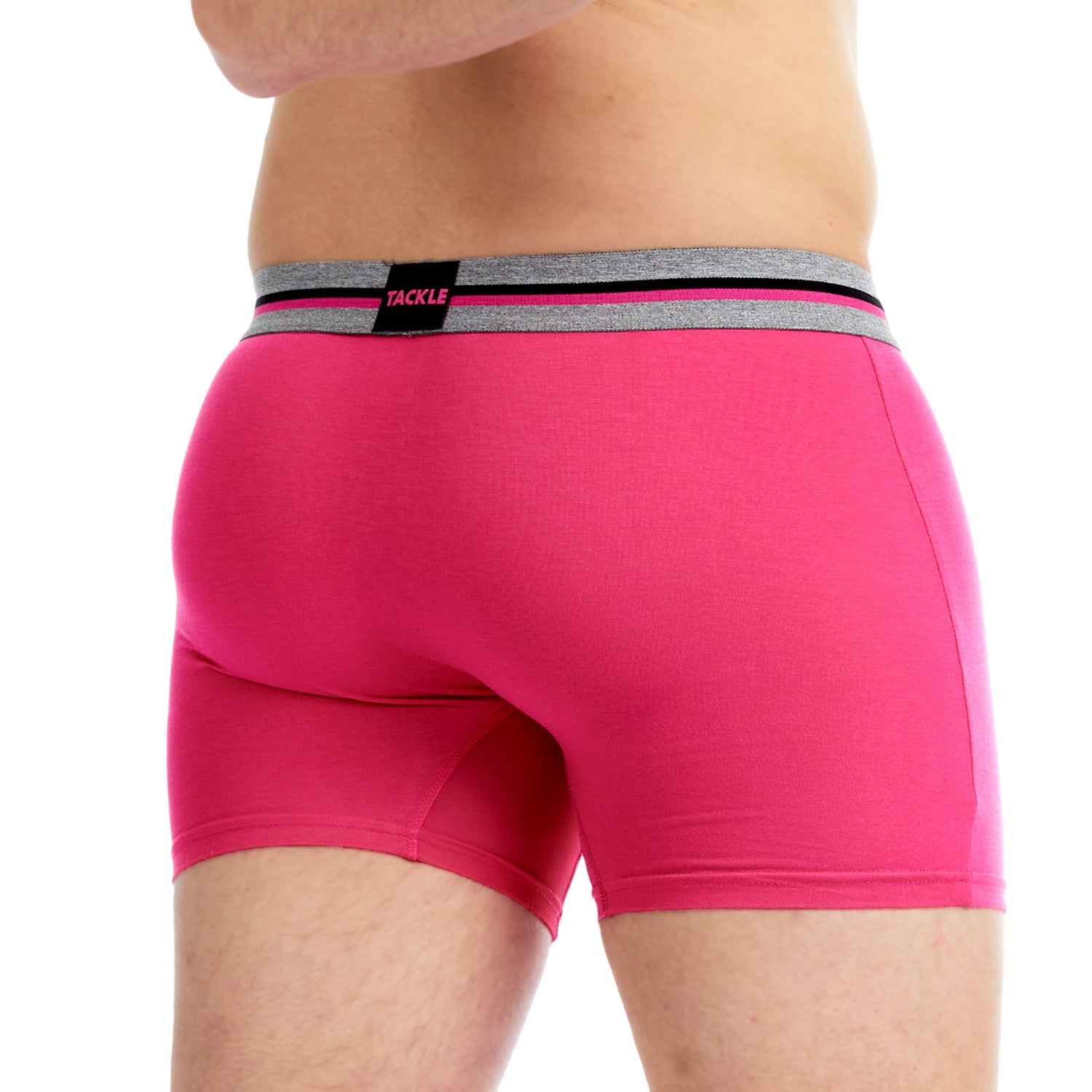 Bamboo Mid Length Trunk pimp pink back look
