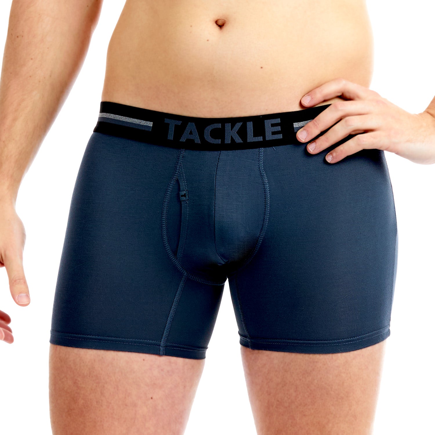 Bamboo Mid Length Trunk Steel Front Look