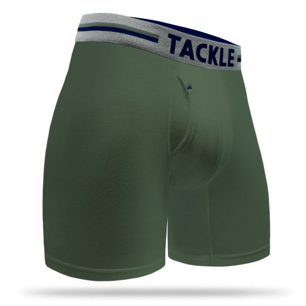 Bamboo Long Leg Trunk Khaki side front