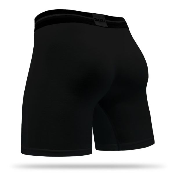 Bamboo Long Leg Trunk black panther back look