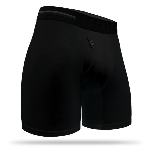 Bamboo Long Leg Trunk black panther front side look 