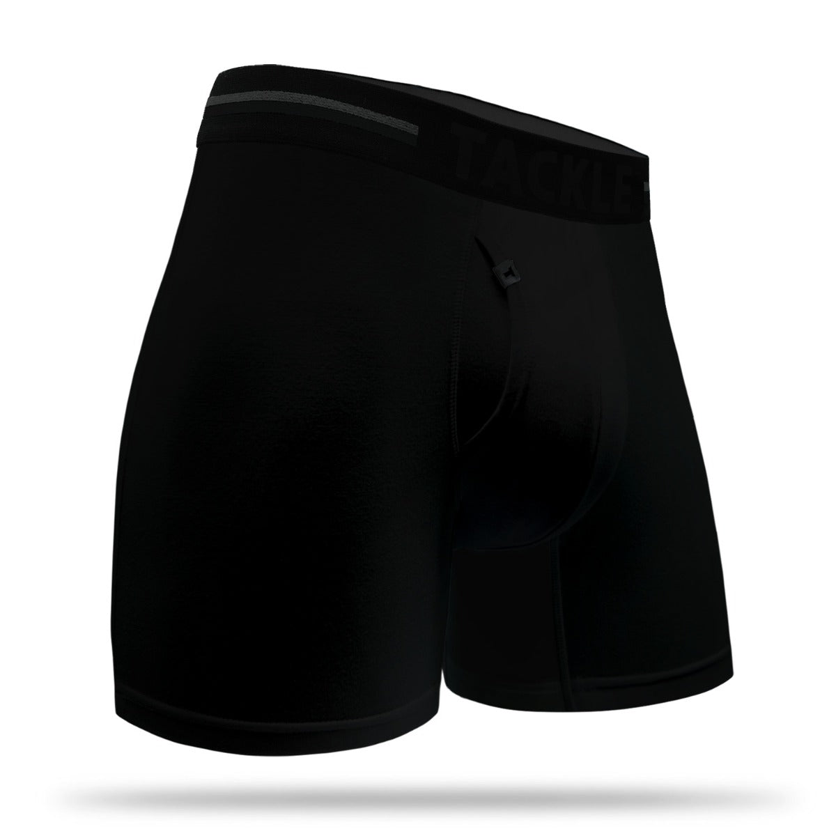 Bamboo Mid Length Trunk Black Panther side look