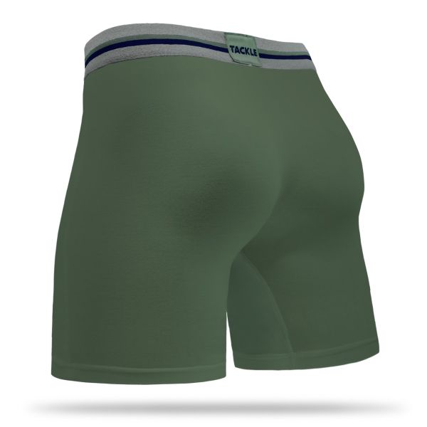 Bamboo Long Leg Trunk Khaki side back
