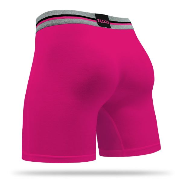 Bamboo Long Leg Trunk pimp pink side back