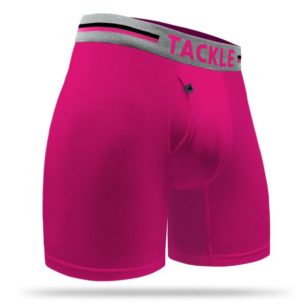 Bamboo Long Leg Trunk pimp pink front side look